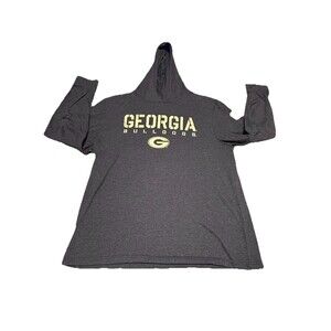 Mens Georgia Bulldog Hoodie Long Sleeve Shirt Large